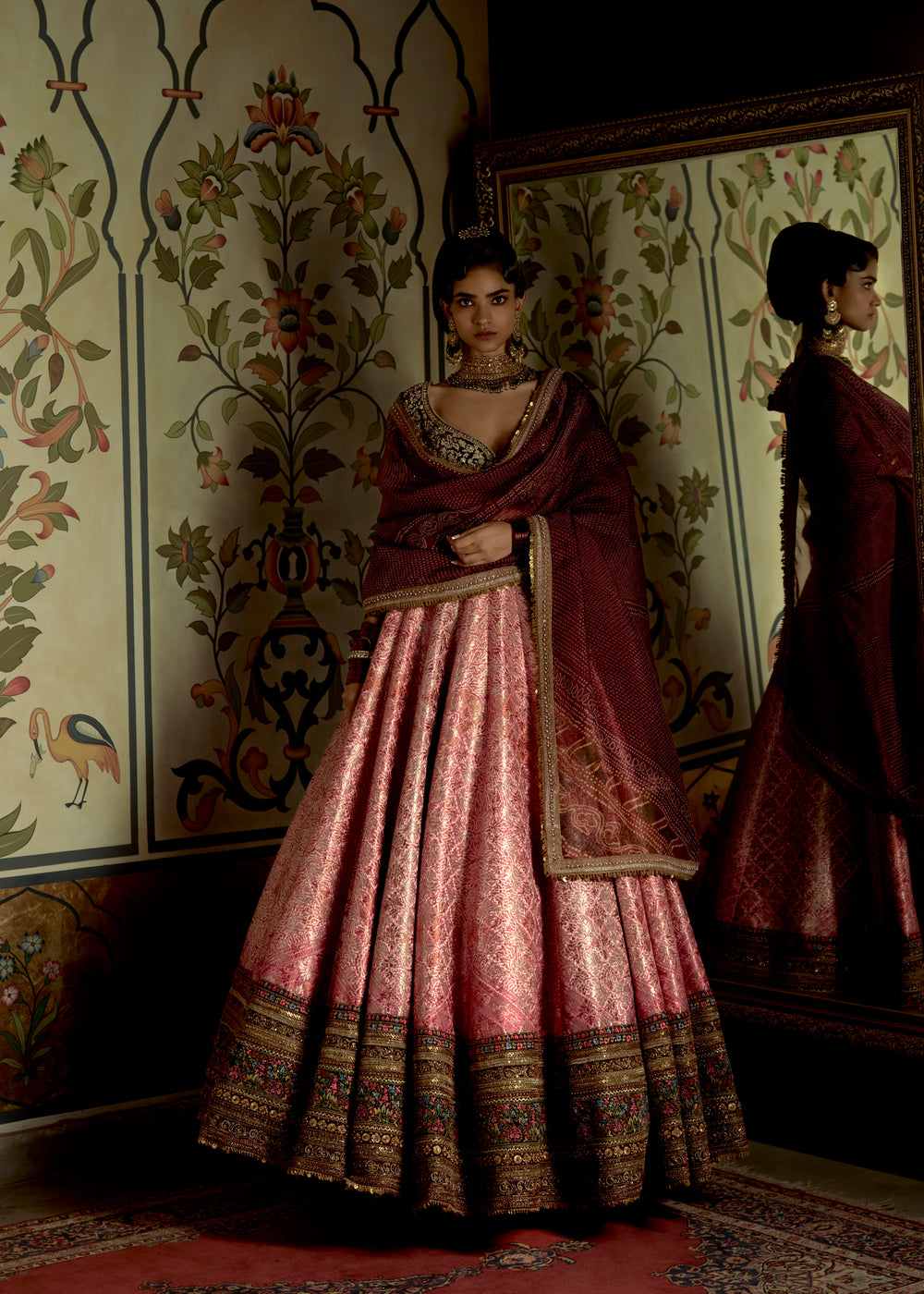 Chandrakala Embroidered Lehenga Set