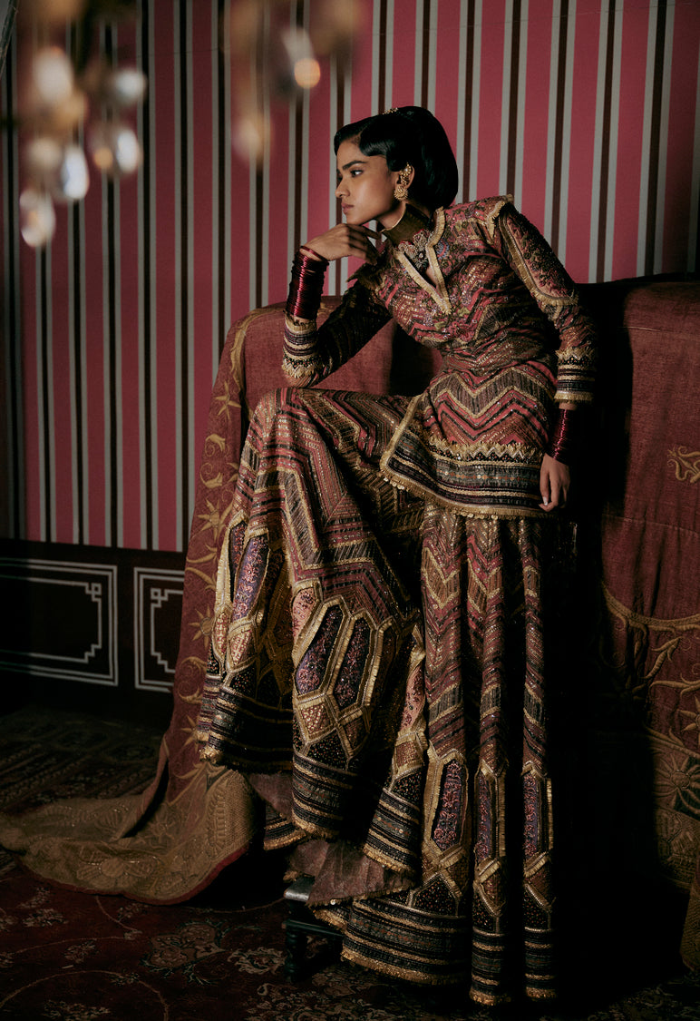 Padmashri Embroidered Sharara Set