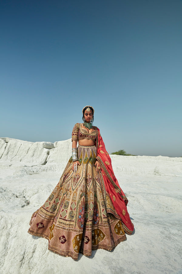 Durbar-e-Noor lehenga set