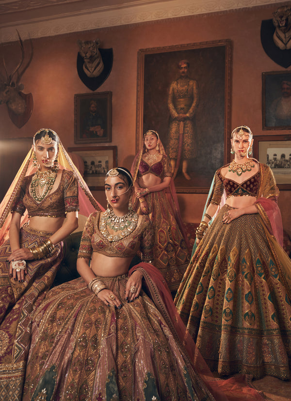 Kanwarpura Embroidered Lehenga Set
