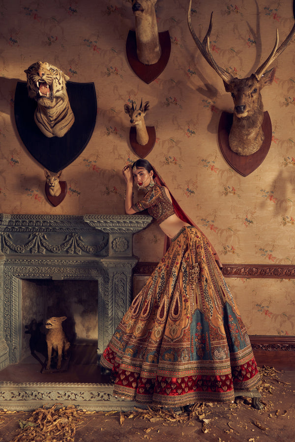 Kanak Embroidered Lehenga Set
